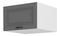 Horní kuchyňská skříňka Sheila 60 NAGU-36 1F (bílá + grafit)