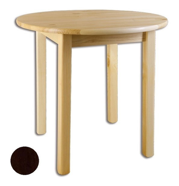 Jídelní stůl ST 105 (80x80 cm) (ořech) ( (pro 4 osoby) *bazar