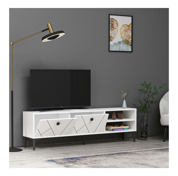 TV stolek/skříňka Chiara (bílá)