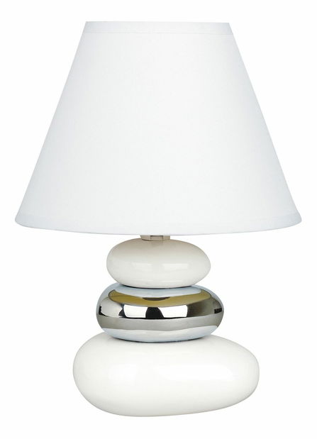 Stolní lampa Salem 4949 (bílá + stříbrná)