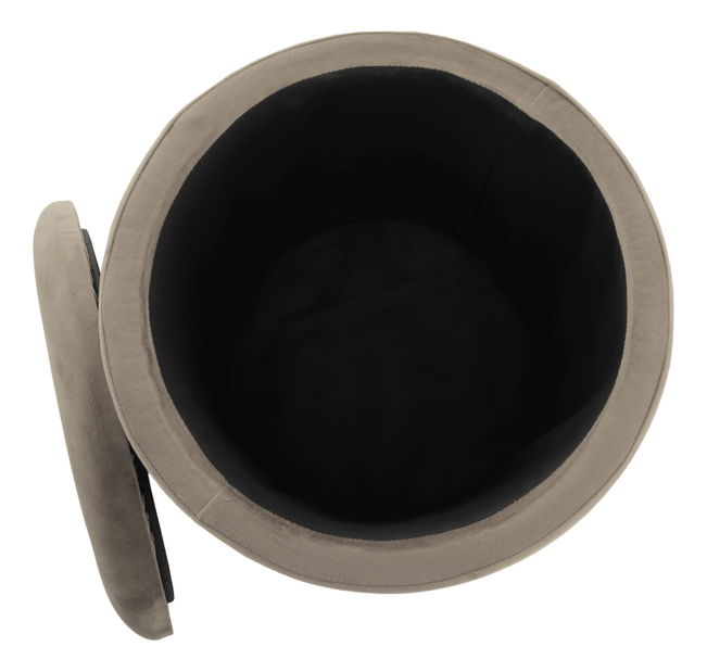 Taburet Annin (šedohnědá)