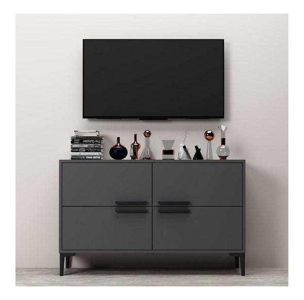 TV stolek/skříňka Kipobu (antracit)