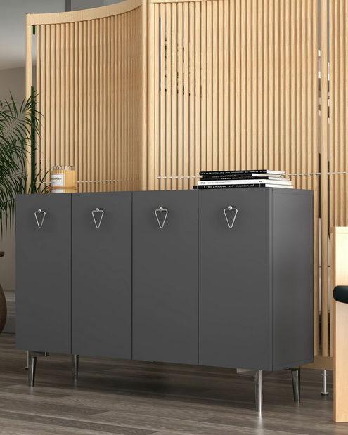 Skříňka Leya (antracit)