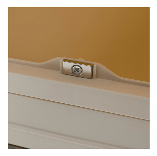 Skříňka Pillia 2 (bílá + hnědá)