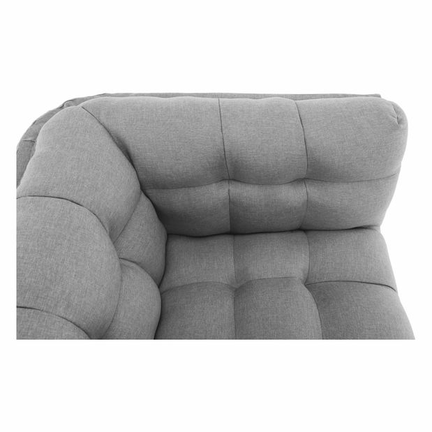 Moderní křeslo Evara (šedá)