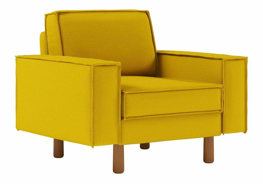 Křeslo Spary L (světle šedá + ořech)