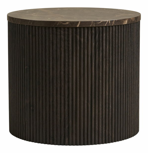 Příruční stolek Rvadoria 1 (tmavě hnědá)