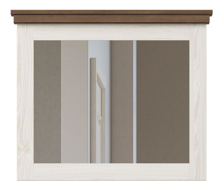 Zrcadlo Navori (jasan zelený + dub lefkas)