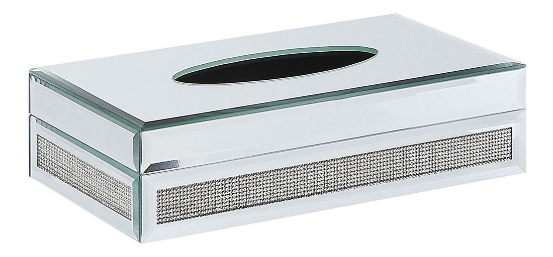 Skříňka na ubrousky Charleen (stříbrná)