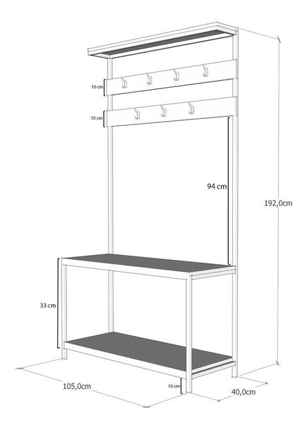 Předsíňová sestava Gura
