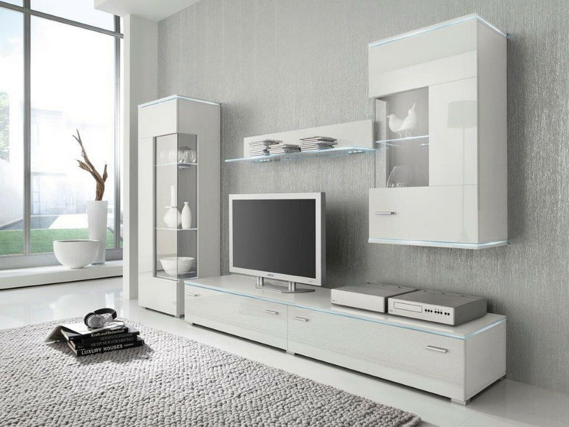 Obývací stěna Essen bílá