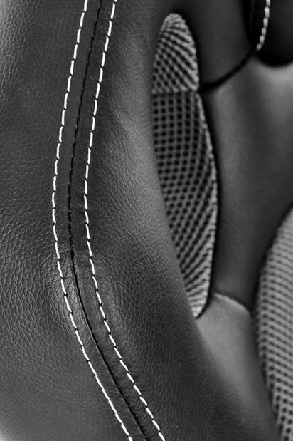 Kancelářská židle Beauly (černá + šedá)