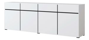 Komoda Crossroad W25 (černá + bílá)