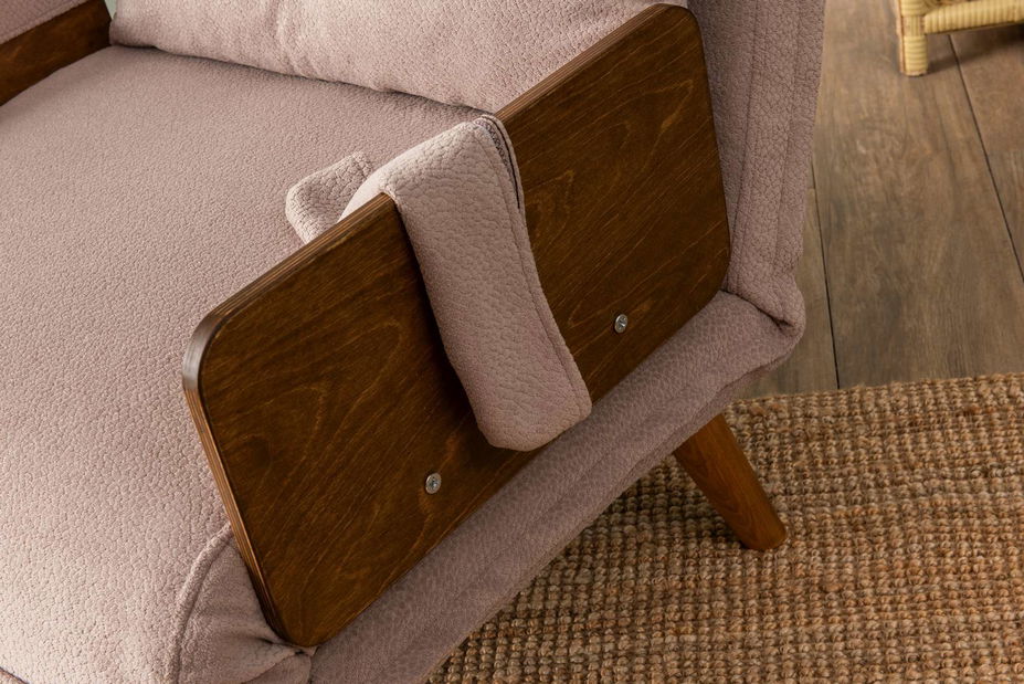 Křeslo Como S (hnědá)