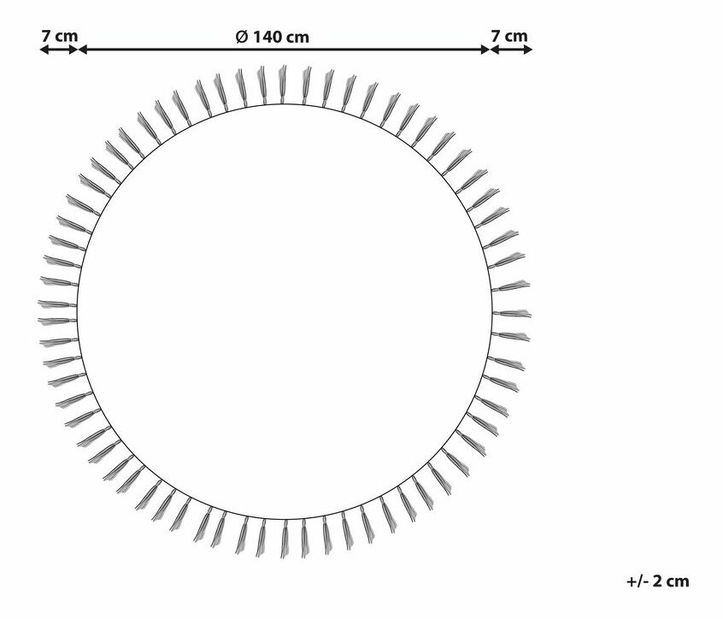 Koberec 80 x 150 cm Martin (šedá)