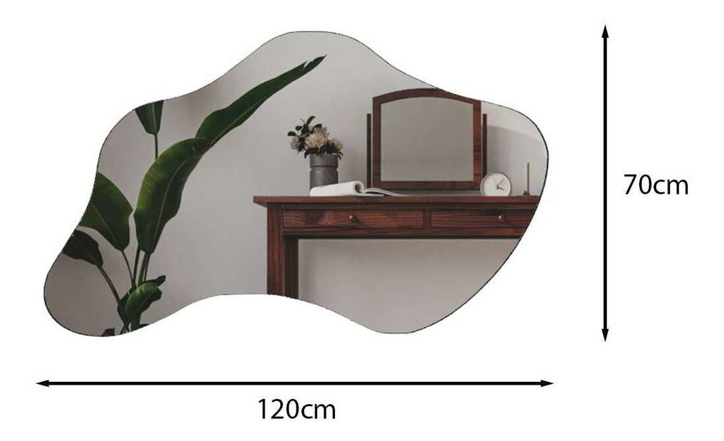 Zrcadlo Azela (černá)