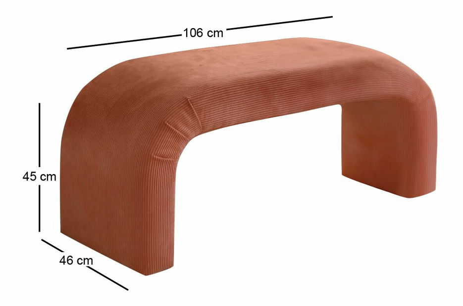 Taburetka Naos 2 (korálová)