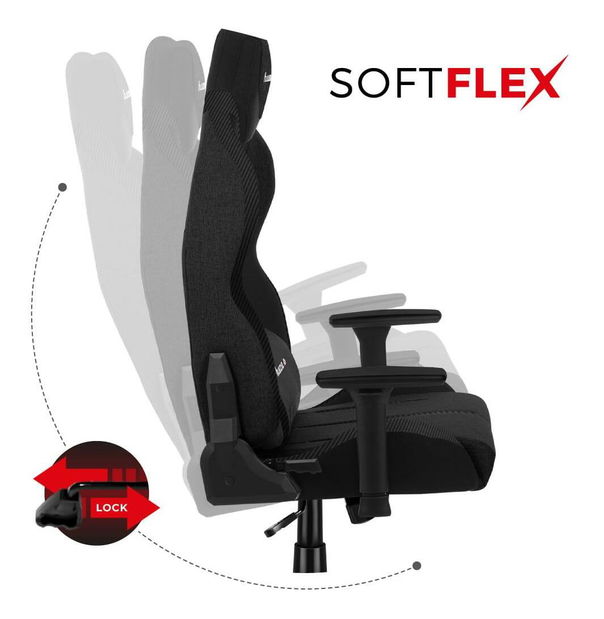 Herní křeslo Fusion 7.9 (černá)