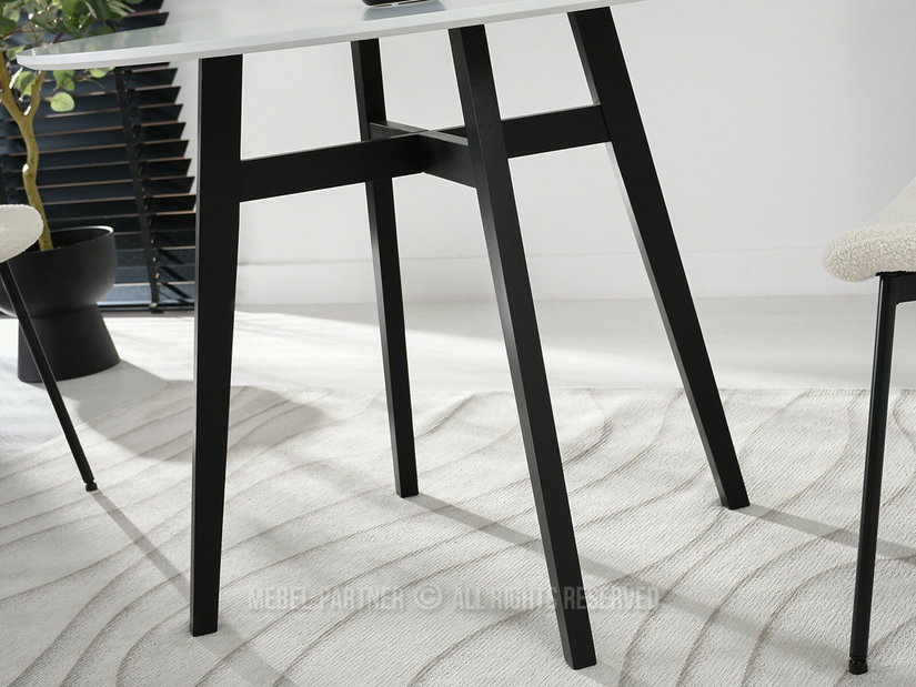 Jídelní stůl Croc (bílá + černá)