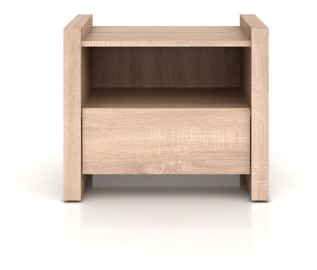 Noční stolek BRW Venom Mix KOM1S dub sonoma