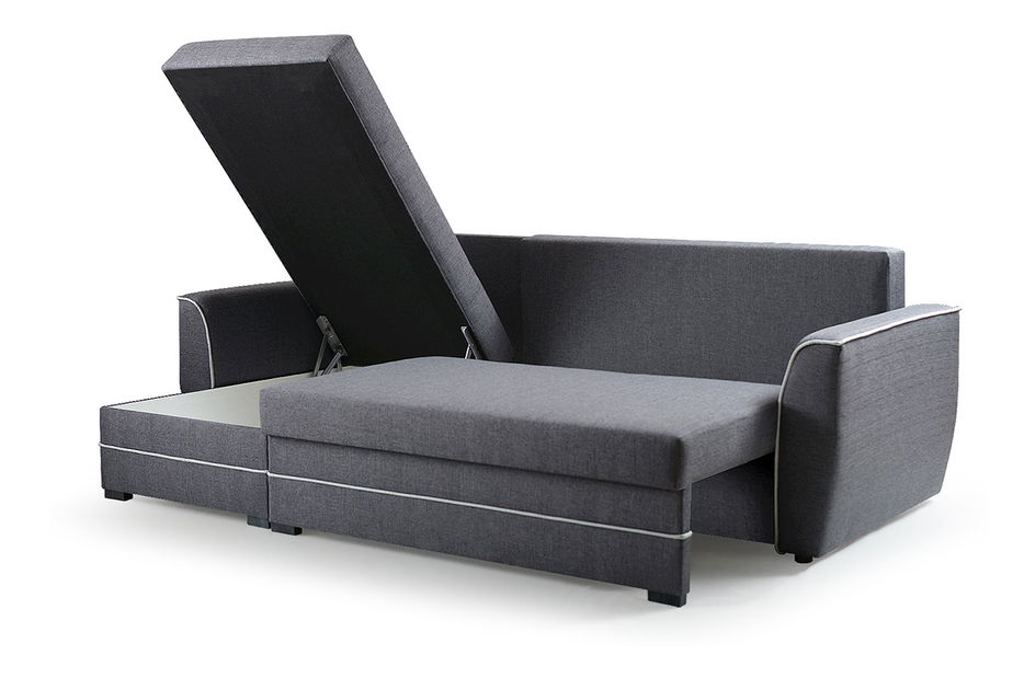 Rohová sedací souprava Silvam (šedá) (L)