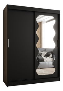 Šatní skříň 150 cm Spock (černá)