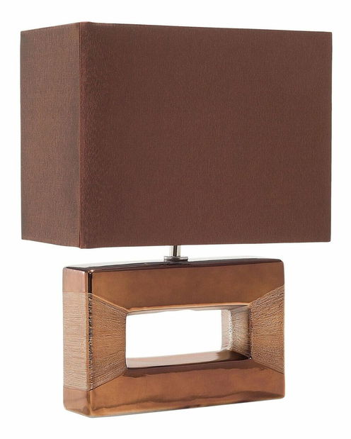 Stolní lampa Onver (hnědá)