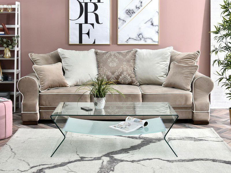 Konferenční stolek Spinal Xl (transparentní)