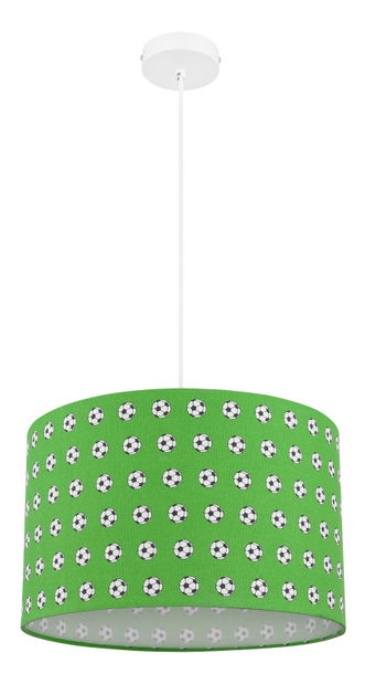Závěsné svítidlo LEMMI 54009H (dětské) (zelené + fotbalový vzor)