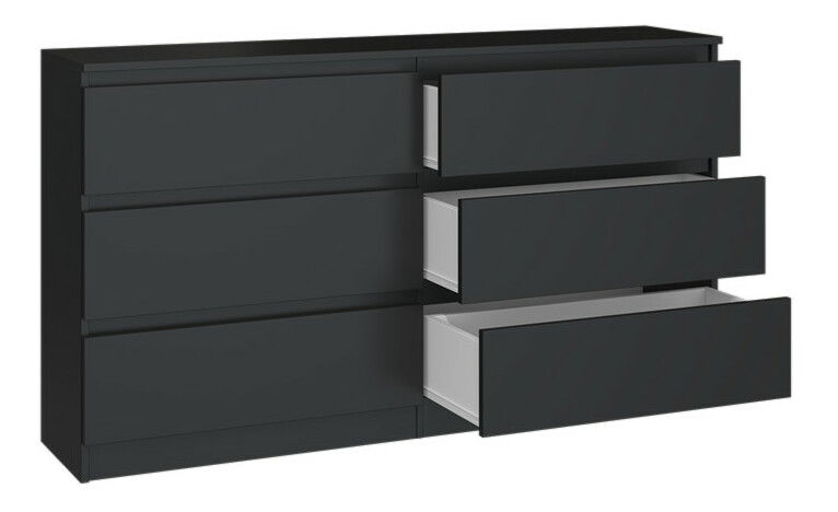 Komoda Musecalo 6 140 (černá)