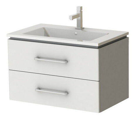 Koupelnová skříňka na stěnu s umyvadlem Juventa Zlata Zl-75 W