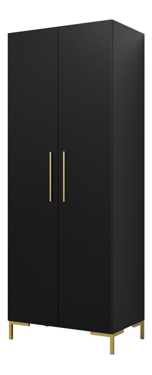 Šatní skříň Leo (černá)