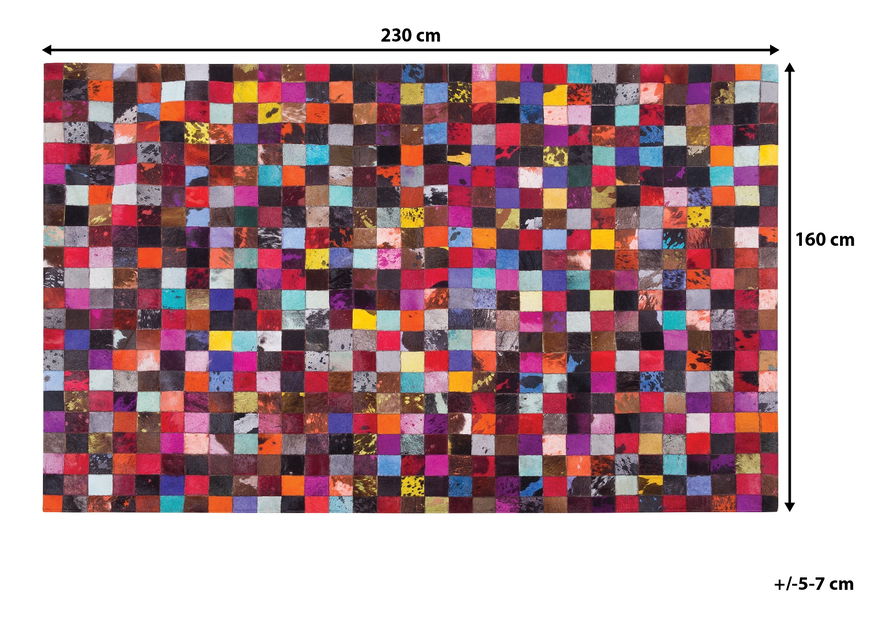 Koberec 160 cm Ennadai (pestrá)