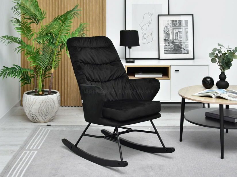 Křeslo Lusil (černá)