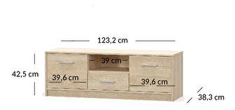 TV stolek Terrell (dub sonoma)