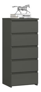 Komoda Cipriano III (grafit šedý)