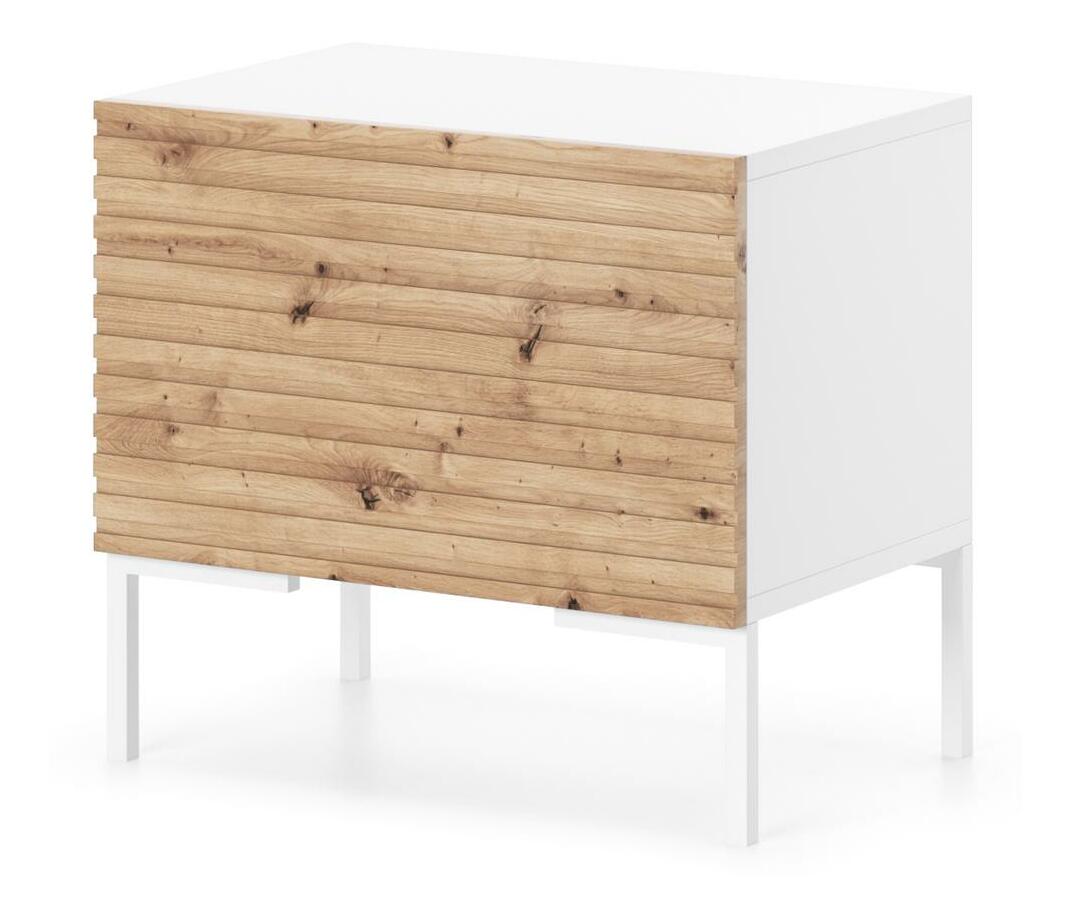 Noční stolek Lamellito L4 (bílá)