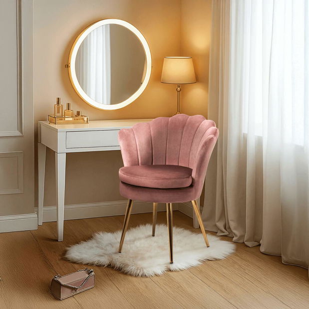 Křeslo Vivieron (růžová)