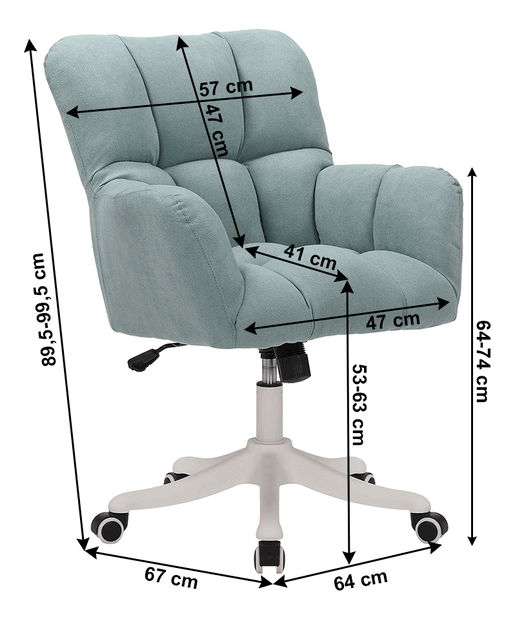Kancelářské křeslo Gorman (neo mint)