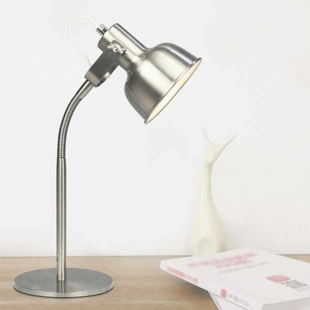 Stolní lampa Avril 1 (matný nikl)