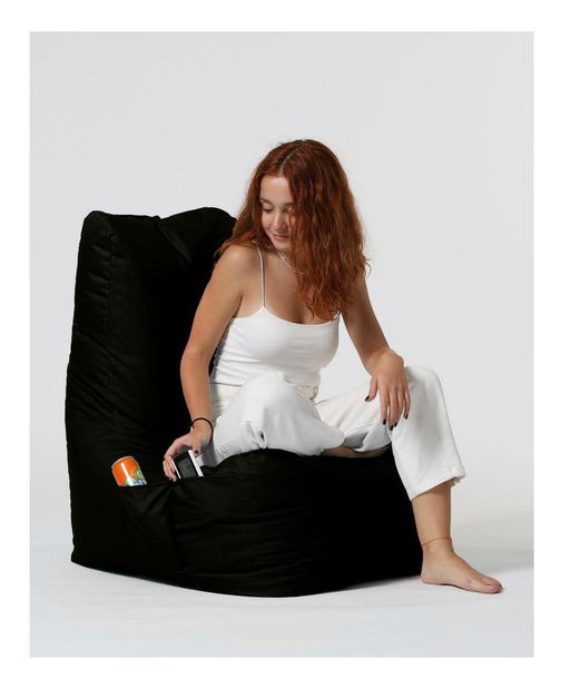 Sedací pytel Dust (černá)