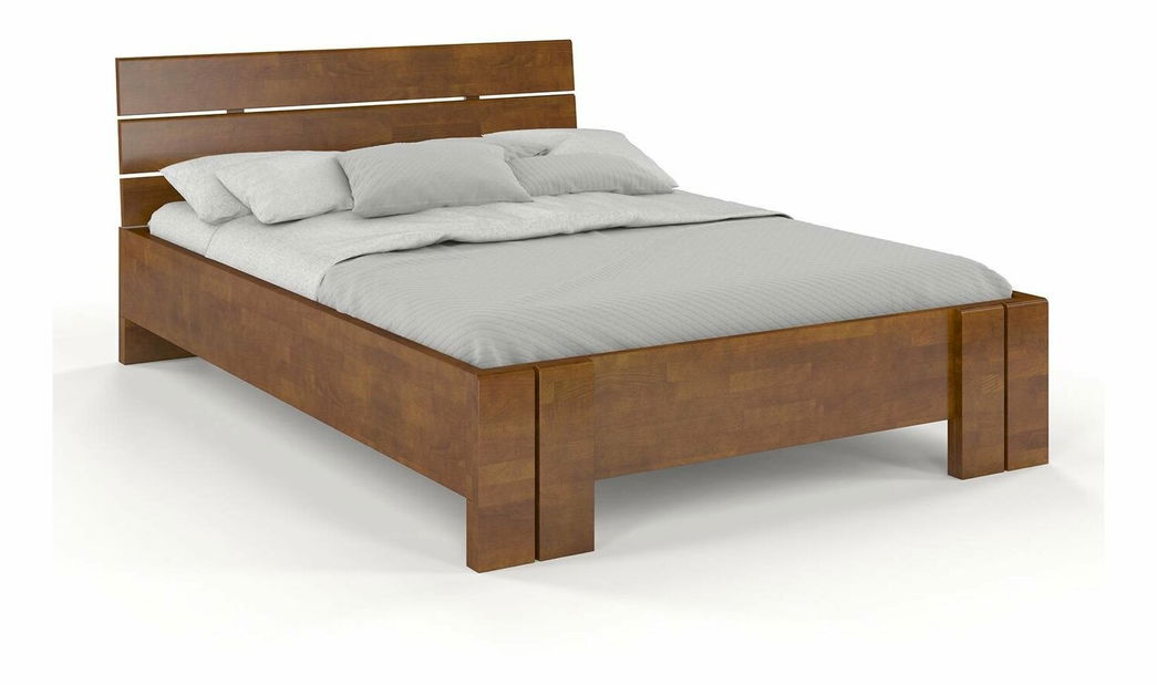 Manželská postel 200 cm Naturlig Tosen High (buk)