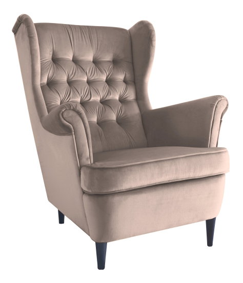 Relaxační křeslo Hollis (světlohnědá)