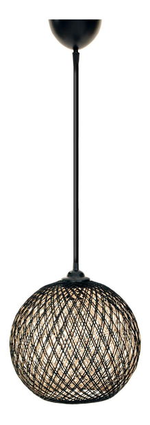 Stropní svítidlo Clamonerta 2 (hnědá + ecru + černá)