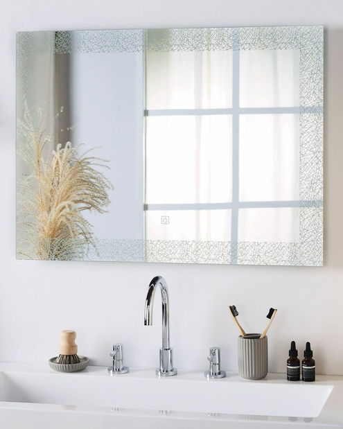 Nástěnné zrcadlo Nexza (stříbrná)