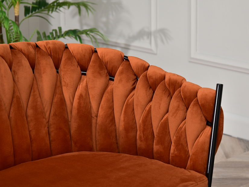 Pohovka dvousedačka Radio (černá)