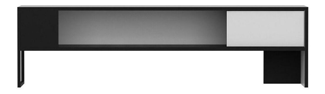 TV stolek/skříňka Bumemu 2 (bílá + černá)