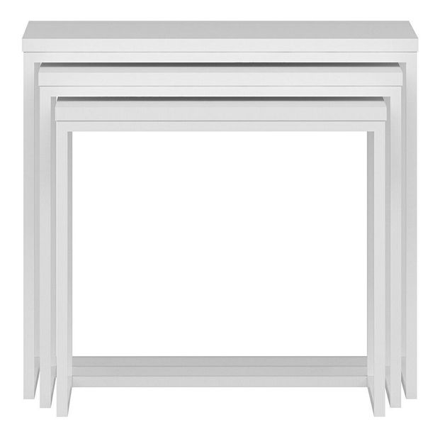 Set konferenčních stolků Evita (Bílá)