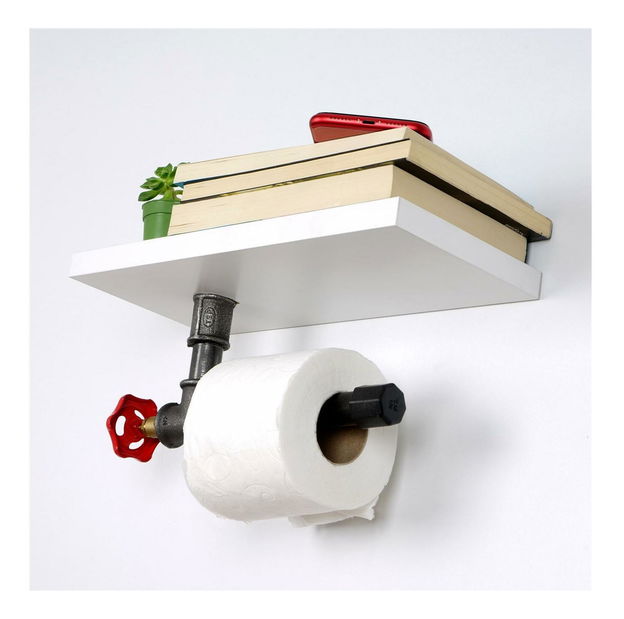 Držák na toaletní papír Nenanu 37 (bílá)