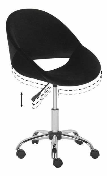 Kancelářská židle Selno (černá)